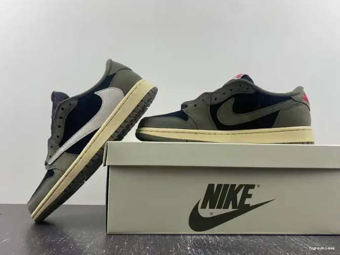 HYPE X 'BLACK SP JORDAN OLIVE' LOW TRAVIS 1 DM7866-002 SCOTT AIR OG 0527